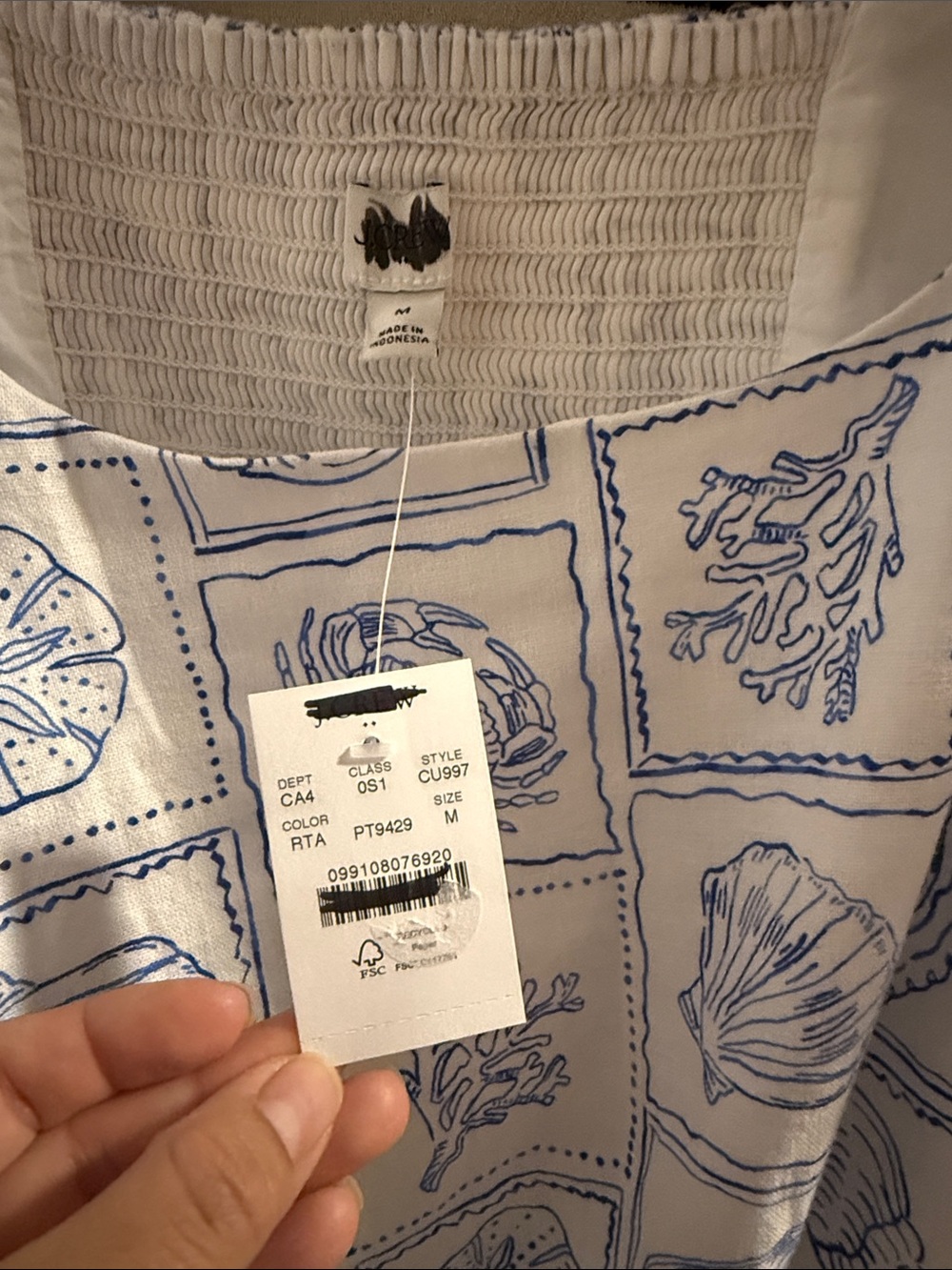 J.Crew Linen-Blend Squareneck Shift Dress - Picture 4 of 6